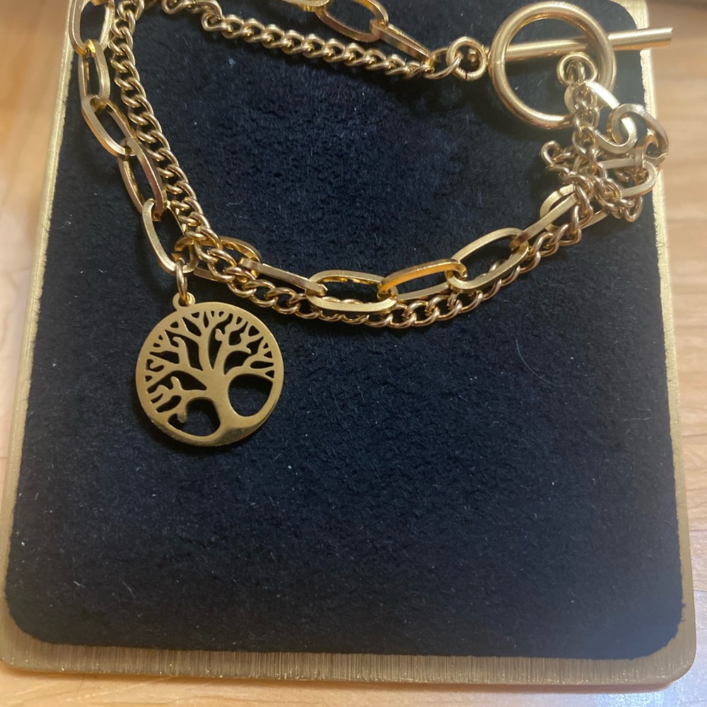 Gold Tree of Life Bracelet